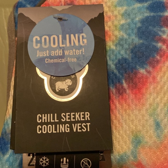Canada Pooch cooling vest NWT size 22 color tie dye - Picture 4 of 7